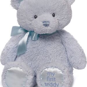 Gund Blue My First 1st Teddy Bear 15" Large 4043976 Soft Plush Animal • New